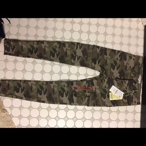 Camo cargo high waist  skinny jeans